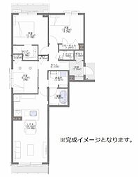 シャーメゾンEclat 3LDKの間取図画像