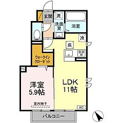 物件の間取り