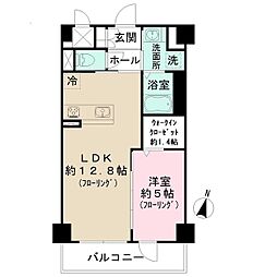 プロシンドビル 1LDKの間取図画像