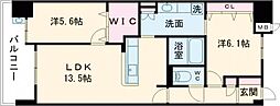 アルファステイツ熊本駅東 2LDKの間取図画像