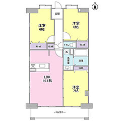 物件の間取り