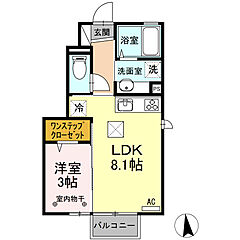 物件の間取り