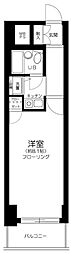 藤和シティコープ大森 1Kの間取図画像