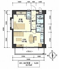 物件の間取り