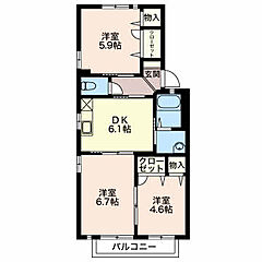 物件の間取り