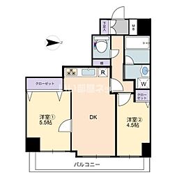 ライオンズマンション海老名第3 2DKの間取図画像