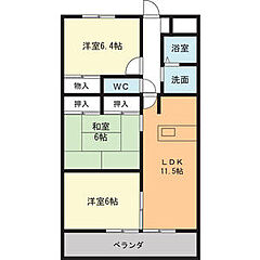 物件の間取り