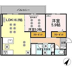 物件の間取り