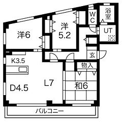物件の間取り