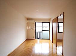 西武拝島線 武蔵砂川駅 徒歩10分の賃貸アパート 2階1LDKのリビング/ダイニング