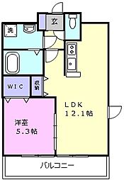 近鉄名古屋線 津新町駅 徒歩8分の賃貸マンション 1階1LDKの間取り
