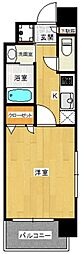 エンクレスト薬院 1Kの間取図画像
