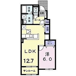 間取図画像 1LDK