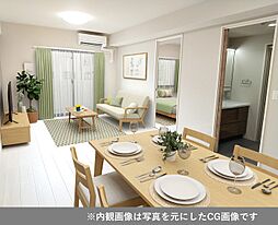 北大阪急行電鉄 桃山台駅 徒歩11分の賃貸マンション 1階2LDKのリビング/ダイニング