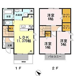 間取図画像 3LDK