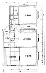 間取図画像 3LDK