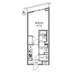 東武東上線 東武練馬駅 徒歩5分の賃貸マンション 1階1Kの間取り