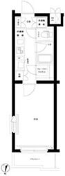 ルーブル西蒲田参番館 1Kの間取図画像