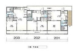ＤＳ五番館 2階1LDKの間取り