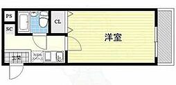 コモドスクウェア北新宿 1Kの間取図画像