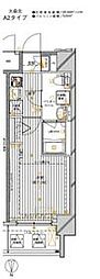 MAINSTAGE大森北 1Kの間取図画像