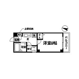 NKマンション 1Kの間取図画像