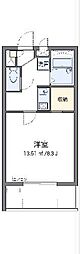 レオネクストヒルクライム 1Kの間取図画像