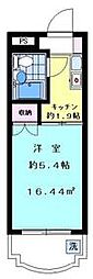 ステーションプラザ川崎 2階1Kの間取り