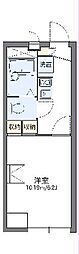 レオパレスＫ2 1階1Kの間取り