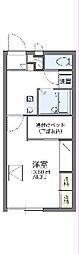 レオパレスＦｌａｔｓ　1’ｓｔ 2階1Kの間取り
