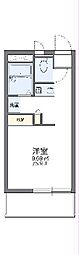 レオパレスキャッスル 1Kの間取図画像