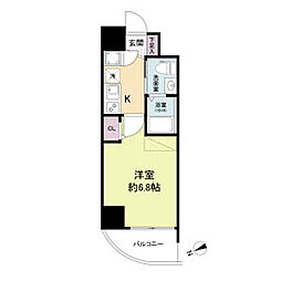 セレニテ九条リアン 3階1Kの間取り