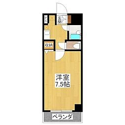 ランドパレス宇都宮平成通り 1Kの間取図画像