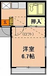 間取図画像 1K