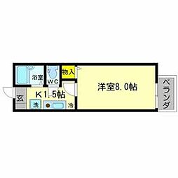間取図画像 1K