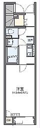 レオネクストスィングアイランド 1階1Kの間取り