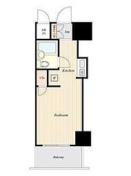 日神パレス磯子 ワンルームの間取図画像
