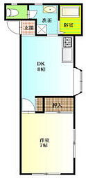 間取図画像 1DK