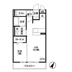 間取図画像 1LDK