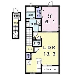 セラス 1LDKの間取図画像