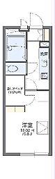 レオパレス滝ノ分 1Kの間取図画像