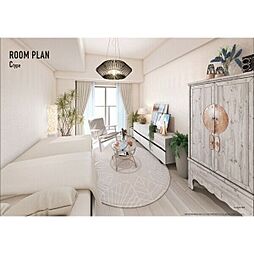 相鉄本線 西横浜駅 徒歩6分の賃貸マンション 2階1Kのリビング/ダイニング