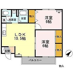物件の間取り