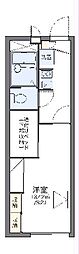 レオパレスAkari 1Kの間取図画像