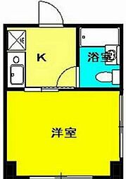 サーフサイドヒルズ九十九里 3階1Kの間取り