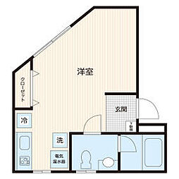 レガリア大泉学園 ワンルームの間取図画像