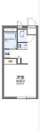 レオパレス栄 1Kの間取図画像