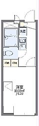 レオパレスペイサージュ 1Kの間取図画像