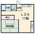 岩室マンション3階5.0万円