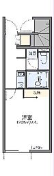 レオネクスト六軒屋 1Kの間取図画像